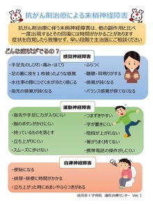抗がん剤治療による抹消神経障害