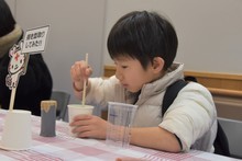 指型作成体験の様子